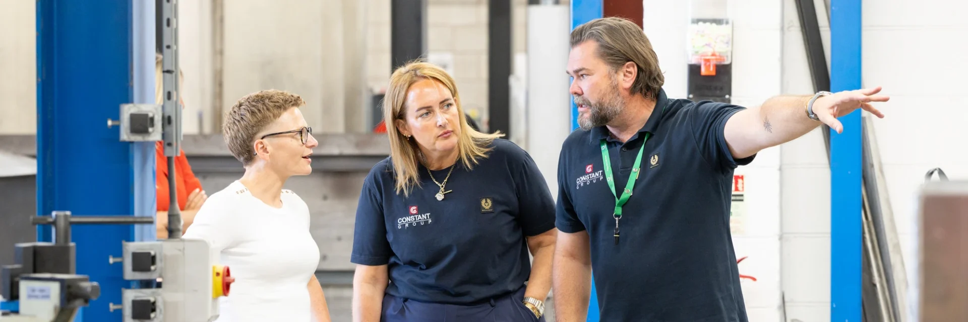 Bev Craig Visits Manufacturing Site