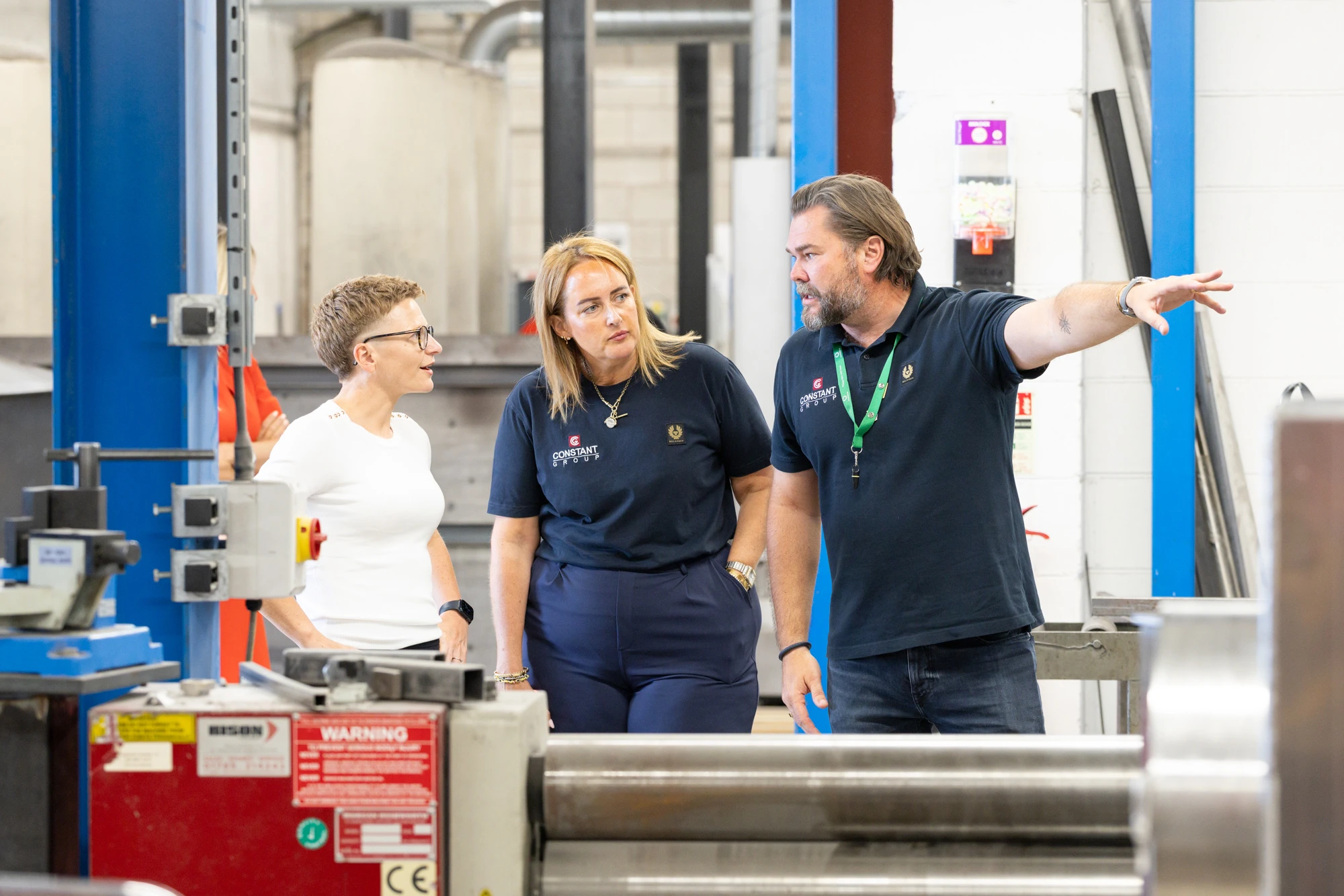 Bev Craig Visits Manufacturing Site