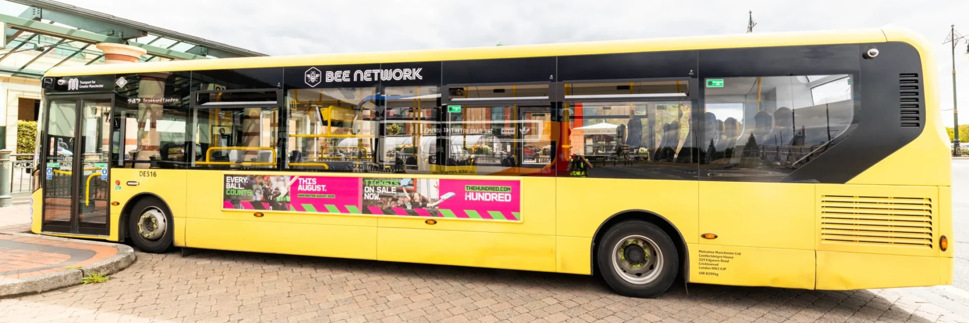 TfGM - The Hundred Cricket Bus Wrap