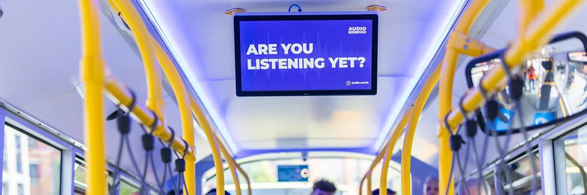 Audio North & Bee Network Advertising - City Centre, Manchester - 260821 tfgm 038 (carl sukonik www.thevain.co.uk @thevainphotos)