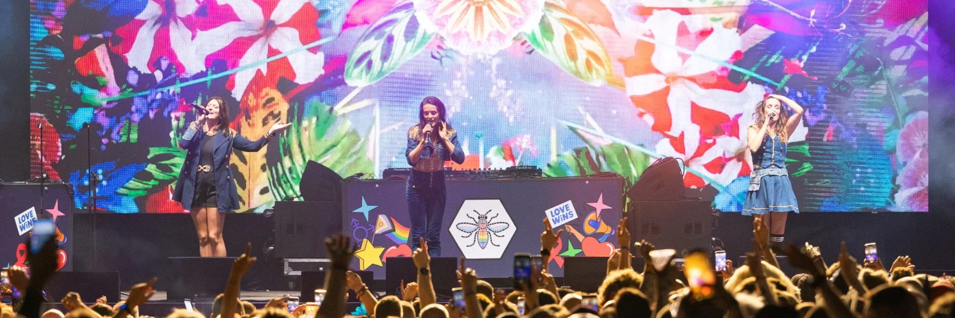 B*Witched Energises Manchester Village Pride Opening Night - Pride Main Stage, Manchester - 260828 manchestervillagepride bwitched 066 (carl sukonik www.thevain.co.uk @thevainphotos)
