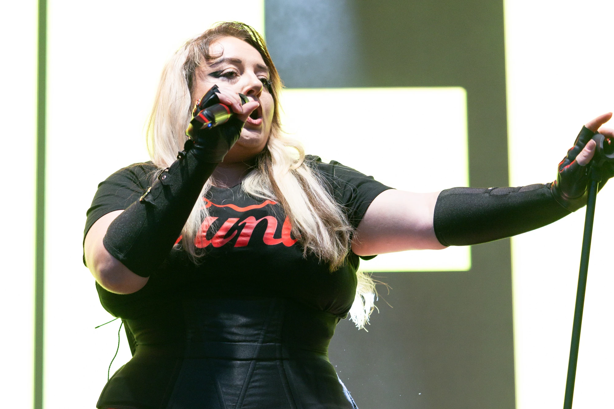 Meek performs on Manchester Village Pride Main Stage