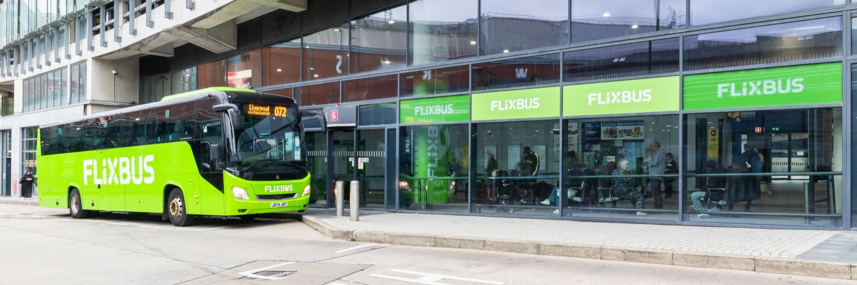TfGM - FlixBus Launch at Shudehill Interchange