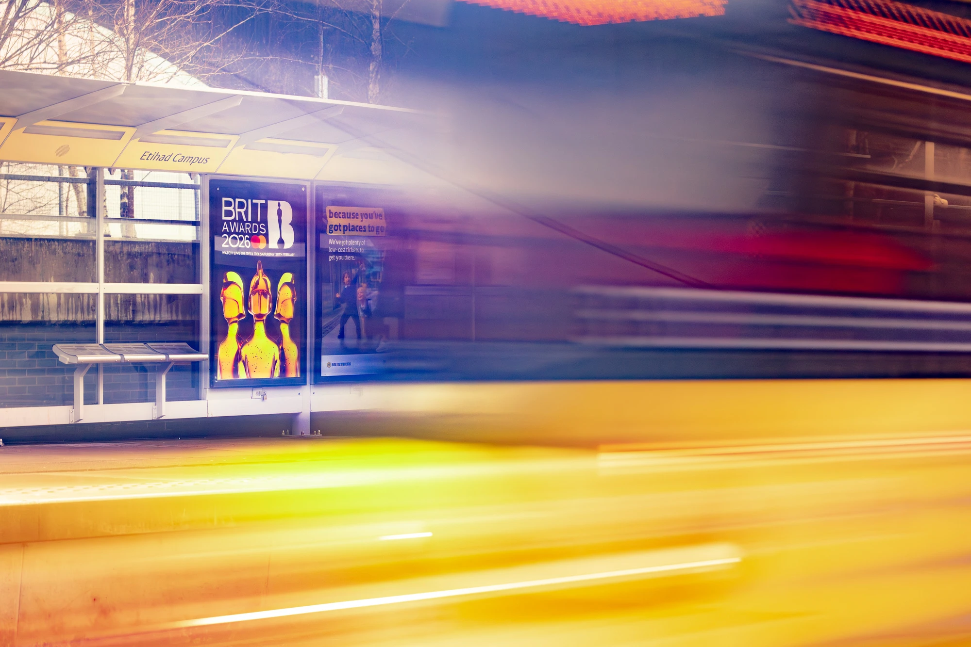 TfGM - BRIT Awards 2026 Tram Interior Takeover