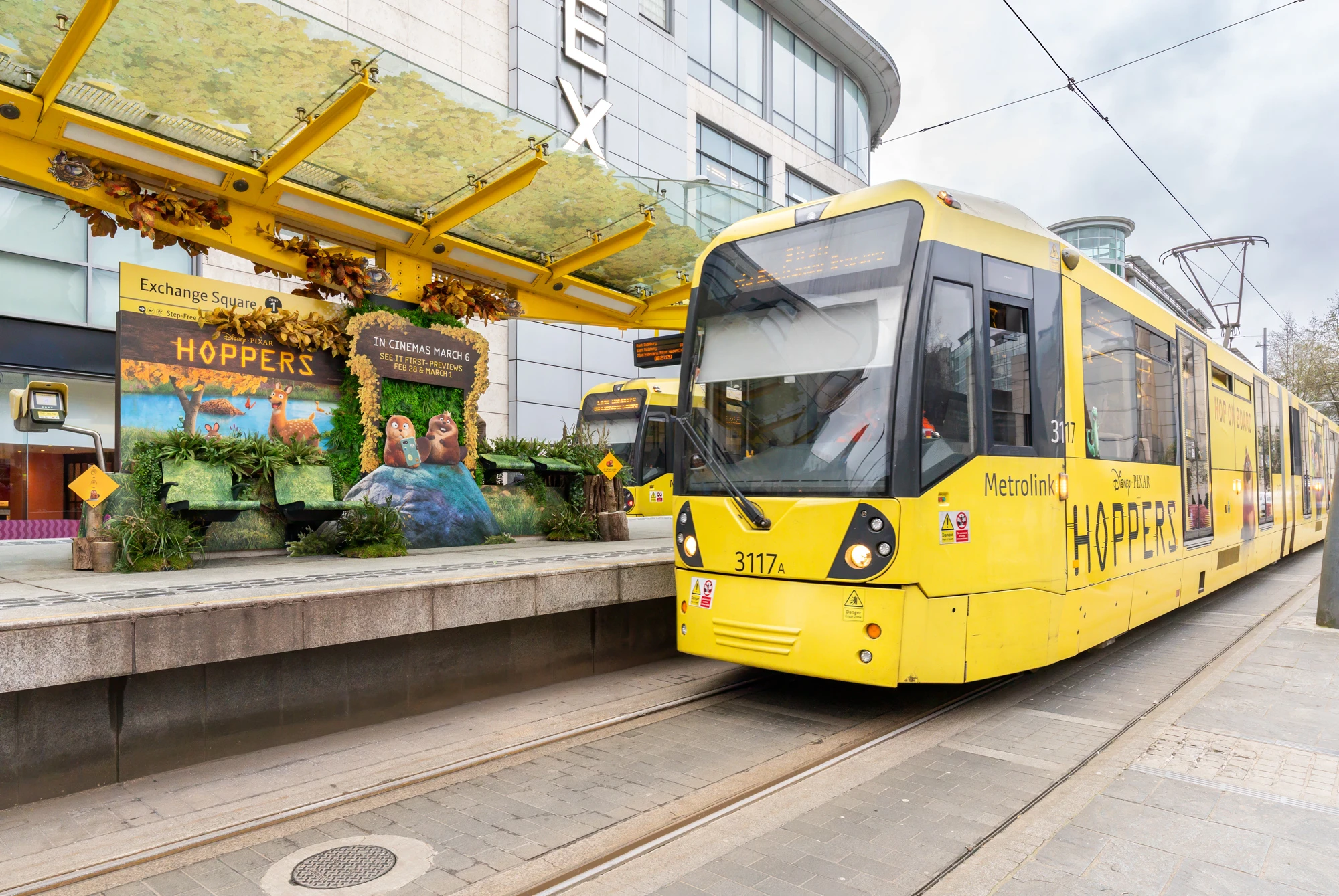TfGM - Disney Hoppers Tram Wrap & Station Takeover